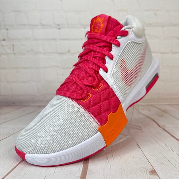 Nike Lebron Witness 8 Dunkin Donuts Basketball Shoes Mens Size 11 (FB2239-104) - Picture 3 of 10